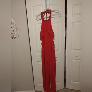 NWT BEBE Backless dress pants jumpsuit size 12